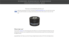 Desktop Screenshot of besthairwaxformen.net